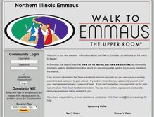 Tablet Screenshot of nil-emmaus.org